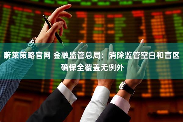 蔚莱策略官网 金融监管总局：消除监管空白和盲区 确保全覆盖无例外
